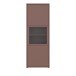 Stauraumvitrine >ALICE SPRINGS< in Terrakotta / Glas - 64,8x179,1x44cm (BxHxT)