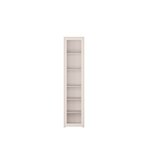 Vitrine >ALICE SPRINGS< in Sand / Glas - 49,8x214,3x34,9cm (BxHxT)