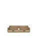 Bettschubkasten >JYTANA< in Mauvella Eiche Dekor - 128,2x21,2x91,5cm (BxHxT)