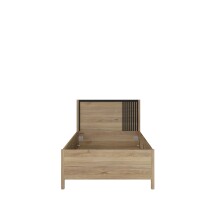 Bett >JYTANA< (inkl. Schubkästen) Eiche Dekor - 97,9x89,7x206,9cm (BxHxT)
