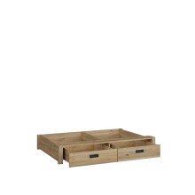 Bett >JYTANA< (inkl. Schubkästen) Eiche Dekor - 97,9x89,7x206,9cm (BxHxT)