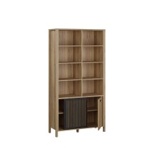 Regal >JYTANA< in Mauvella Eiche Dekor - 103,4x200,3x40,3cm (BxHxT)