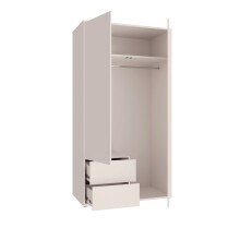 Garderobenschrank >ALICE SPRINGS< in Sand - 114,5x214,3x60cm (BxHxT)
