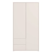 Garderobenschrank >ALICE SPRINGS< in Sand - 114,5x214,3x60cm (BxHxT)