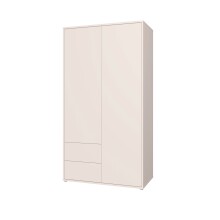 Garderobenschrank >ALICE SPRINGS< in Sand - 114,5x214,3x60cm (BxHxT)
