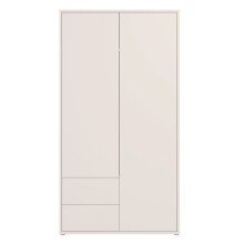 Garderobenschrank >ALICE SPRINGS< in Sand - 114,5x214,3x60cm (BxHxT)