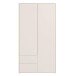 Garderobenschrank >ALICE SPRINGS< in Sand - 114,5x214,3x60cm (BxHxT)