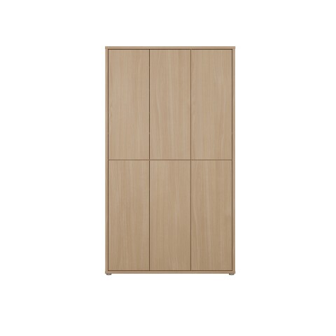 Schuhschrank >ALICE SPRINGS< in Elegancia Eiche Dekor - 109,2x191,9x34,9 (BxHxT)