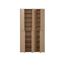 Schuhschrank >ALICE SPRINGS< in Elegancia Eiche Dekor - 109,2x191,9x34,9 (BxHxT)