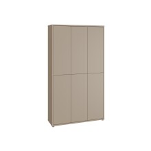 Schuhschrank >ALICE SPRINGS< in Taupe - 109,2x191,9x34,9cm (BxHxT)