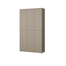 Schuhschrank >ALICE SPRINGS< in Taupe - 109,2x191,9x34,9cm (BxHxT)