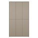Schuhschrank >ALICE SPRINGS< in Taupe - 109,2x191,9x34,9cm (BxHxT)