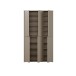 Schuhschrank >ALICE SPRINGS< in Taupe - 109,2x191,9x34,9cm (BxHxT)