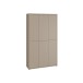 Schuhschrank >ALICE SPRINGS< in Taupe - 109,2x191,9x34,9cm (BxHxT)