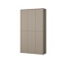 Schuhschrank >ALICE SPRINGS< in Taupe - 109,2x191,9x34,9cm (BxHxT)