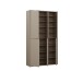 Schuhschrank >ALICE SPRINGS< in Taupe - 109,2x191,9x34,9cm (BxHxT)