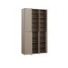 Schuhschrank >ALICE SPRINGS< in Taupe - 109,2x191,9x34,9cm (BxHxT)