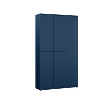 Schuhschrank >ALICE SPRINGS< in Nachtblau - 109,2x191,9x34,9cm (BxHxT)