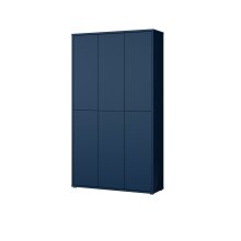 Schuhschrank >ALICE SPRINGS< in Nachtblau - 109,2x191,9x34,9cm (BxHxT)
