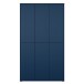 Schuhschrank >ALICE SPRINGS< in Nachtblau - 109,2x191,9x34,9cm (BxHxT)