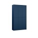 Schuhschrank >ALICE SPRINGS< in Nachtblau - 109,2x191,9x34,9cm (BxHxT)