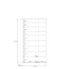 Schuhschrank >ALICE SPRINGS< in Nachtblau - 109,2x191,9x34,9cm (BxHxT)