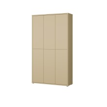 Garderobenschrank >ALICE SPRINGS< in Buttergelb - 109,2x191,9x34,9cm (BxHxT)