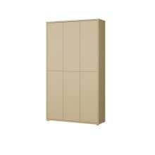 Garderobenschrank >ALICE SPRINGS< in Buttergelb - 109,2x191,9x34,9cm (BxHxT)
