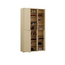 Garderobenschrank >ALICE SPRINGS< in Buttergelb - 109,2x191,9x34,9cm (BxHxT)