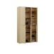 Garderobenschrank >ALICE SPRINGS< in Buttergelb - 109,2x191,9x34,9cm (BxHxT)