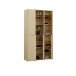 Garderobenschrank >ALICE SPRINGS< in Buttergelb - 109,2x191,9x34,9cm (BxHxT)