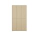 Garderobenschrank >ALICE SPRINGS< in Buttergelb - 109,2x191,9x34,9cm (BxHxT)