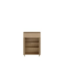 Schuhkommode >ALICE SPRINGS< in Elegancia Eiche Dekor - 74,5x99,1x34,9cm (BxHxT)