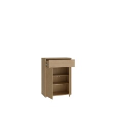 Schuhkommode >ALICE SPRINGS< in Elegancia Eiche Dekor - 74,5x99,1x34,9cm (BxHxT)