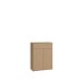 Schuhkommode >ALICE SPRINGS< in Elegancia Eiche Dekor - 74,5x99,1x34,9cm (BxHxT)