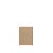 Schuhkommode >ALICE SPRINGS< in Elegancia Eiche Dekor - 74,5x99,1x34,9cm (BxHxT)