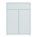 Schuhkommode >ALICE SPRINGS< in Secret grey - 74,5x99,1x34,9cm (BxHxT)
