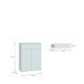 Schuhkommode >ALICE SPRINGS< in Secret grey - 74,5x99,1x34,9cm (BxHxT)