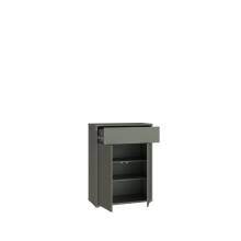 Schuhkommode >ALICE SPRINGS< in Salbei - 74,5x99,1x34,9cm (BxHxT)
