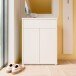 Schuhkommode >ALICE SPRINGS< in Sand - 74,5x99,1x34,9cm (BxHxT)