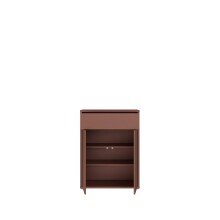 Schuhkommode >ALICE SPRINGS< in Terrakotta - 74,5x99,1x34,9cm (BxHxT)