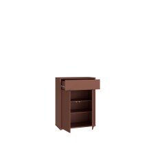 Schuhkommode >ALICE SPRINGS< in Terrakotta - 74,5x99,1x34,9cm (BxHxT)