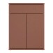 Schuhkommode >ALICE SPRINGS< in Terrakotta - 74,5x99,1x34,9cm (BxHxT)
