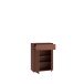 Schuhkommode >ALICE SPRINGS< in Terrakotta - 74,5x99,1x34,9cm (BxHxT)