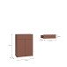 Schuhkommode >ALICE SPRINGS< in Terrakotta - 74,5x99,1x34,9cm (BxHxT)