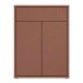 Schuhkommode >ALICE SPRINGS< in Terrakotta - 74,5x99,1x34,9cm (BxHxT)