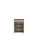 Schuhkommode >ALICE SPRINGS< in Taupe - 74,5x99,1x34,9cm (BxHxT)