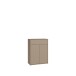 Schuhkommode >ALICE SPRINGS< in Taupe - 74,5x99,1x34,9cm (BxHxT)