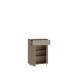 Schuhkommode >ALICE SPRINGS< in Taupe - 74,5x99,1x34,9cm (BxHxT)