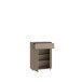 Schuhkommode >ALICE SPRINGS< in Taupe - 74,5x99,1x34,9cm (BxHxT)